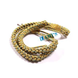 Aiguillette de alambre de oro ceremonial con 2 puntas Diseño personalizado Lingote Alambre Uniforme Aiguillettes - Product Image 5