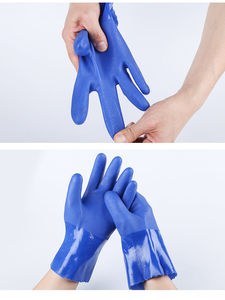 Gants durables de sécurité pour les mines de pétrole et de gaz contre les chocs Gants de machinerie lourde Cuir OEM Support Custom Maju Industry - Product Image 4