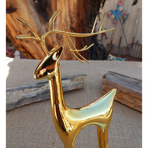 Porte-bas suspendu en métal avec fini plaqué or parfait pour les accessoires décoratifs de fête et de Noël - Product Image 5