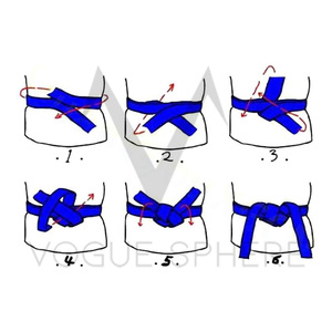 Personalizable 4 \ "Fitness algodón Karate cinturón con soporte trasero disponible en diferentes tamaños colores equipo de artes marciales - Product Image 6