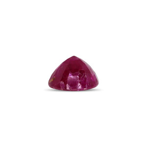 Piedra Preciosa Suelta de Rubí de 4.48 Quilates, Corte Esmeralda Ovalado Facetado, Zafiro Natural Calibrado, Tonos Verde Óptico, Rojo y Rosa, Certificado IGI - Product Image 2