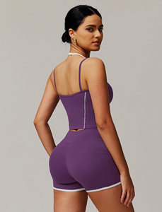 Ensemble de fitness pour femmes très vendu, ensemble de 2 pièces, soutien-gorge et short pour femmes, vêtements de fitness sans couture, ensembles de short de yoga personnalisés pour femmes - Product Image 4