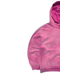 Unisex Hot <b>Pink</b> Heavyweight Fleece <b>Hoodie</b> Plain Pullover Streetwear Hooded Sweatshirt Soft Cotton Kangaroo Pocket OEM Design - Product Image 4