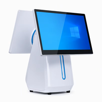 Système de point de vente à double écran tactile réactif, terminal moderne pour entreprise, ordinateur de point de vente tout-en-un
