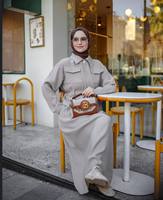 Tenue modeste pour femmes musulmanes, ensemble deux pièces, haut et pantalon, fabriqué en Turquie