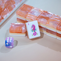 Mahjong américain de luxe à prix de gros, tuiles de grande taille, fortement recommandé pour les collections de cadeaux pour adultes