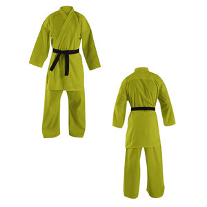 ชุดยิวยิตสูคาราเต้แบบมีเชือกผูกยอดนิยม น้ำหนักเบา ระบายอากาศได้ดี ผลิตจากโพลีเอสเตอร์/คอตตอน สำหรับการฝึกซ้อม - Product Image 6