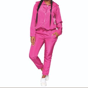 Conjuntos Deportivos Cortavientos Personalizables para Mujer, Transpirables, Ecológicos, 100% Algodón, Diseño Personalizado, Gran Venta - Product Image 1