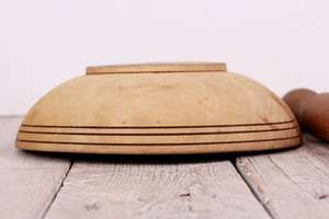 Juego de mortero y Maja de madera natural, molinillo de especias ecológico para cocinar saludablemente - Product Image 6