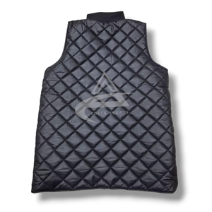 Chaleco acolchado de alta calidad para hombre, chaqueta con cierre de cremallera, cuello de costilla transpirable, la mejor ropa exterior para invierno - Product Image 6