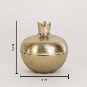 Brass Finish Metal Serving Bowl with <b>Lid</b> for Hotel Restaurant Party for Serving Fruit Snacks Nuts Dinig Table <b>Decorative</b> - Product Image 3