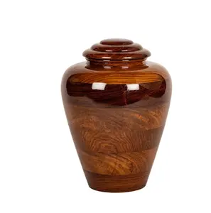 Handcrafted Wooden Cremation Urn Custom Memorial Keepsake Vintage Style Birch Custom Pet Cremation