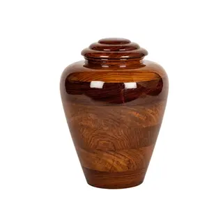 Handcrafted Wooden Cremation <b>Urn</b> Custom Memorial Keepsake Vintage Style Birch Custom <b>Pet</b> Cremation - Product Image 1