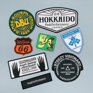 Logotipo de diseño personalizado, insignia bordada a la moda, parche tejido duradero, parches para camiseta de fútbol, etiquetas lavables, alta calidad, coser y planchar - Product Image 1