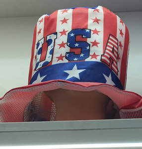 Süblimasyon baskı örgü naylon kap 4 temmuz bağımsızlık günü amca Sam şapka amerikan bayrağı vatansever parti şapka yaz promosyon için - Product Image 3