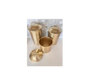 Caja de almacenamiento duradera de latón duradero con aspecto de inspiración vintage, ideal para almacenamiento de cocina y detalles decorativos - Product Image 5