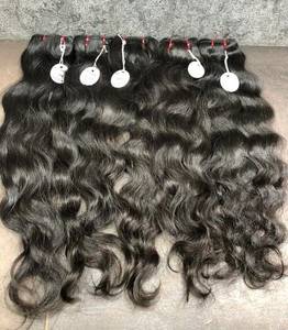 Extensiones de cabello humano Remy Temple Waindian % Venta al por mayor Indianessed Natural Raw Indiindiandhuman Hairndles Straight Virgin Black - Product Image 1