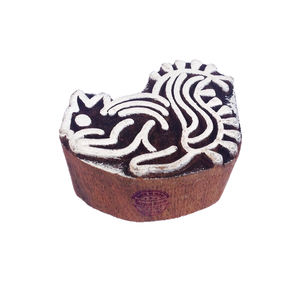 Royal Kraft Squirrel Wooden Block <b>Printing</b> <b>Stamp</b> Collection TDtag004 (L-2.1xW-1.8xH-0.9 Inches) - Product Image 1