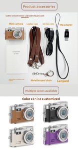 18G Xách Tay Mini Retro Máy Ảnh Kỹ Thuật Số Video Ảnh Âm Thanh Ghi Âm Thanh Với 5 Bộ Lọc Túi Kích Thước Trẻ Em Quà Tặng Du Lịch Sử Dụng - Product Image 6