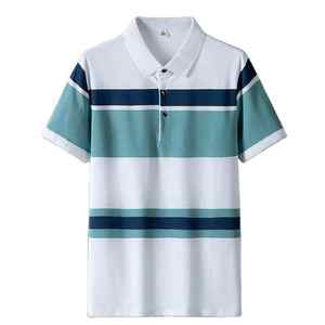 2025 POLO de manga corta de algodón de la mejor calidad 2025, nueva camisa de día estampada Popular Simple de verano para hombre - Product Image 5