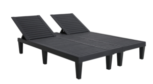 Chaises longues doubles en plastique <span class=keywords><strong>pour</strong></span> patio de <span class=keywords><strong>piscine</strong></span>, chaises longues <span class=keywords><strong>pour</strong></span> bain de soleil au bord de la <span class=keywords><strong>piscine</strong></span> - Product Image 5