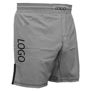 Fournisseur direct d'usine de shorts MMA de qualité supérieure pour la vente en ligne, vêtements d'arts martiaux respirants avec logo frontal pour la lutte - Product Image 1