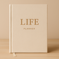 Planificateur d'objectifs LABON A5, couverture rigide, agenda quotidien, journal de croissance personnelle, organisateur de pleine conscience, logo personnalisé