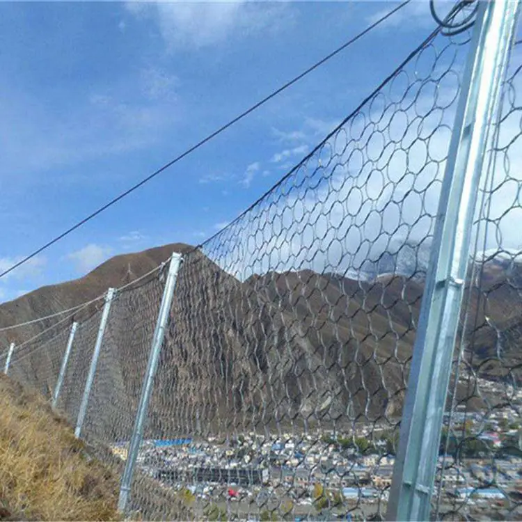 Protection rockfall netting SNS Flexible Slope protection wire mesh flexible metal mesh