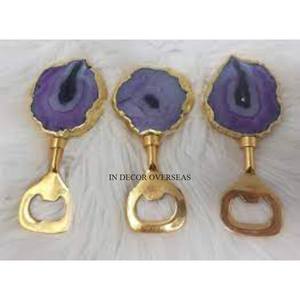 Suministro directo de fábrica, Juego de 3 manijas de diseñador único, abridor de tapas de botellas de India, chapado en oro de alta calidad, hecho de Metal resistente - Product Image 6