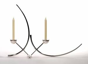 Support de bougie décoratif élégant en métal pour table de salon et décoration intérieure - Product Image 6