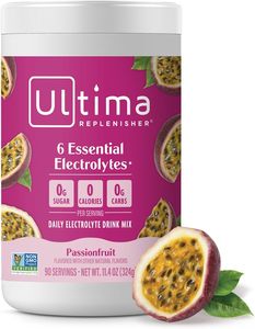 Ultima Replenisher Daily <b>Electrolyte</b> <b>Powder</b> Drink Mix – Sugar Free – Passionfruit, 90 Servings - Product Image 5