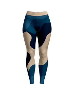 Women's Plus Size Seamless Custom Sublimation Gym Fitness <b>Yoga</b> Leggings Casual Workout Style with Logo on Waist Wholesale - Product Image 5