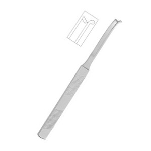 เครื่องตัดกระดูกรูปตัววีแบบมีที่ป้องกันด้านข้าง |   เครื่องมือผ่าตัดกระดูกออร์โธปิดิกส์ ได้รับการรับรองมาตรฐาน CE ISO - Product Image 1