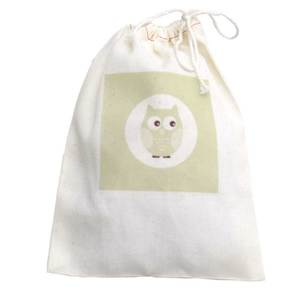 Vente en gros de sacs-cadeaux en coton doux avec cordon de serrage de couleur unie naturelle style pliant pour les fonctions de mariage et la vente de cadeaux - Product Image 1