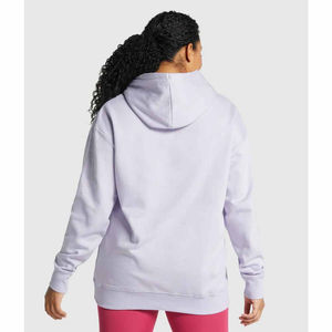 Sudaderas con capucha en blanco con hombros caídos para mujer, Impresión de logotipo personalizado, sudaderas con capucha en blanco de gran tamaño, ropa de calle, servicio OEM disponible - Product Image 3
