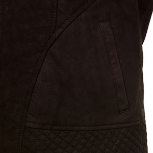 Chaleco de invierno para mujer con cuero brillante Chaqueta acolchada sin mangas a prueba de viento mejor calificada Ropa de trabajo con patrón de animales - Product Image 4