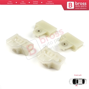BWR46 + BWR5022ตัวเลื่อนปรับหน้าต่างคลิปวงกบด้านหน้าซ้ายสำหรับ Grand AM Sunfire alero cutlass 6 CAVALIER MALIBU 1350126 - Product Image 4