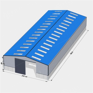 Estructura de acero prefabricada de construcción rápida, almacén de bajo coste - Product Image 6