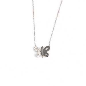 Collier papillon en argent sterling 925 plaqué or, style tendance, cadeau idéal - Product Image 2