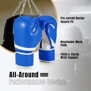 Custom Made Genuine Leather Boxing Training Gloves Lightweight <b>Foam</b> <b>Padding</b> Eco-Friendly Youth and Adults Boxing Gloves - Product Image 3