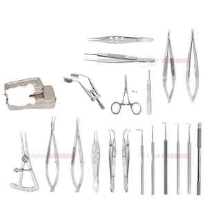 Juego de Cirugía de estrabismo de 22 piezas, caja de instrumentos Manual de acero inoxidable de titanio, herramientas oftálmicas de Clase I para corrección de ojos cruzados - Product Image 2