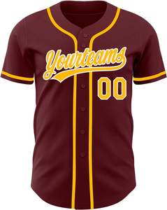 Jersey de béisbol abotonado personalizado sublimado equipo uniforme aparejos sarga bordado nombre Número secado rápido transpirable malla ajuste - Product Image 4