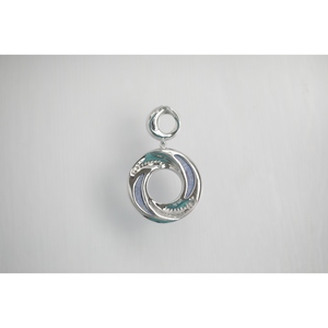 จี้พระจันทร์เสี้ยวคู่ชุบโรเดียม - Product Image 4