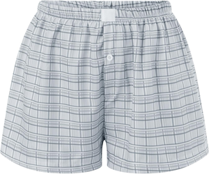 Venta caliente al por mayor de las mujeres a cuadros sólido impreso algodón ropa interior femenina salón cómodo transpirable Casual tejido Boxer Shorts - Product Image 4