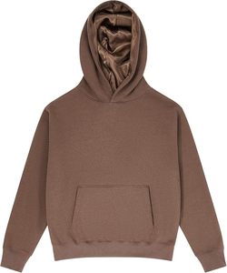 Sweat à capuche d'hiver pour homme 100% coton respirant coupe-vent écologique séchage rapide imprimé numérique uni coupe ample - Product Image 3