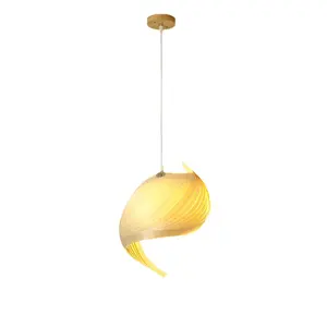 Lampe rectangulaire en métal RileyPalm, décoration d'art moderne, lumière inspirée, 220V, lumière blanc chaud 3000K, pour restaurants, villas, bars - Product Image 2