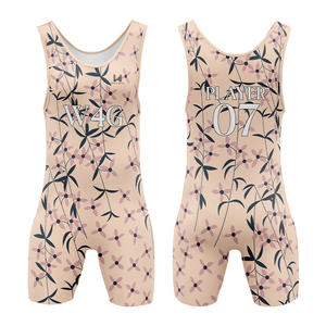 Singlet de lutte personnalisé de haute qualité pour hommes, sublimé, bretelles réglables, fermeture à enfiler, singlet de musculation pour la salle de sport - Product Image 4