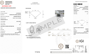 Brillante 3,00 Ct Lab Grown Marquise Cut CVD Diamond D Color VS1 Clarity 14,50 MM IGI Certificado para hacer una pulsera única - Product Image 2