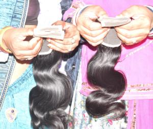 วิกผมดิบแบบลอนสำหรับต่อ100% ผมคนอินเดียผมธรรมชาติผมอินเดียบริสุทธิ์ - Product Image 2