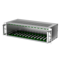 RDEKONO Schroff EuropacPRO Kit de Subchasis de Aluminio de 19 Pulgadas, Placa Trasera de Reequipamiento con Blindaje, Subchasis CPCI de 3U, 175 mm/235 mm/295 mm/355 mm